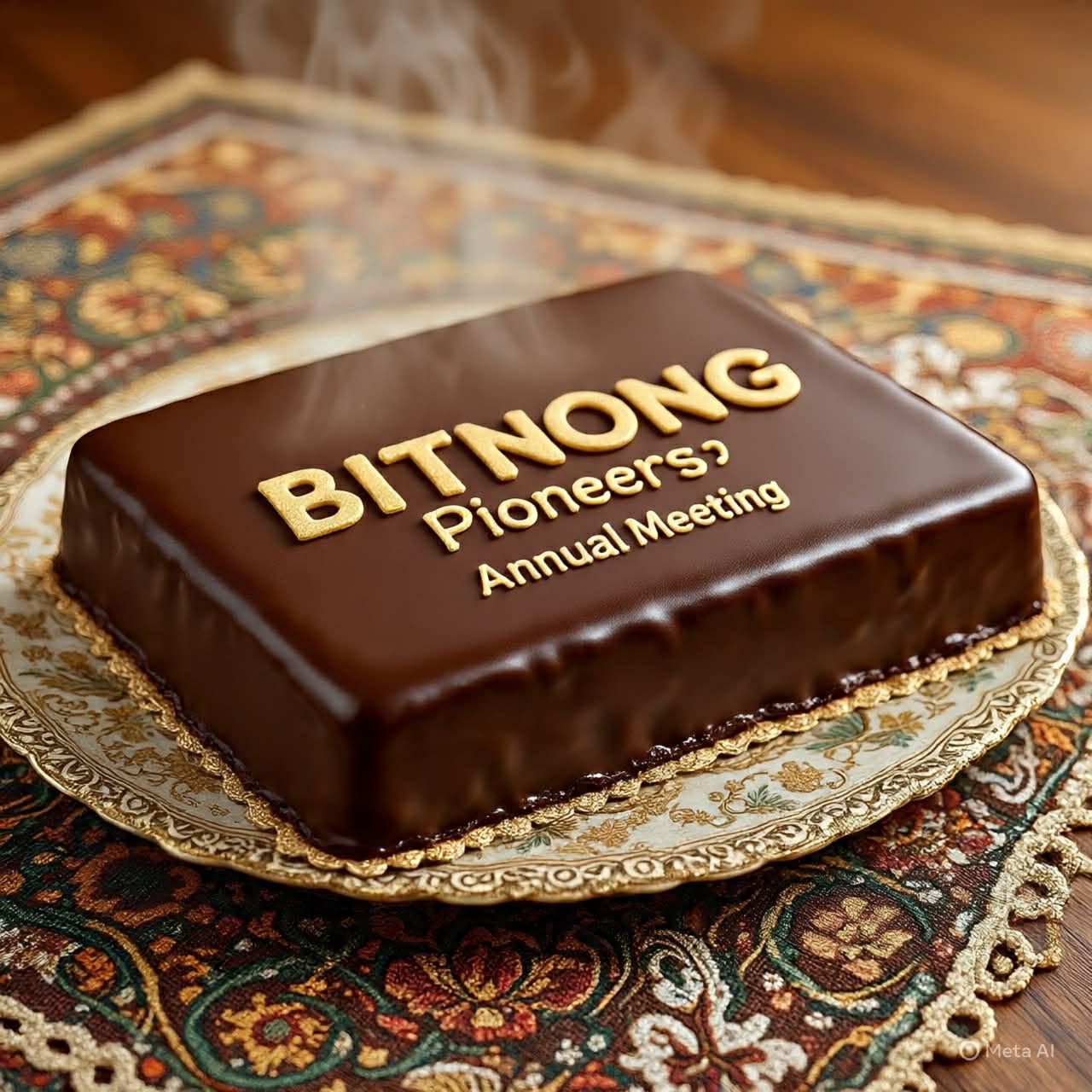 Corporate chocolate Rectangle - colorful theme with intricate details