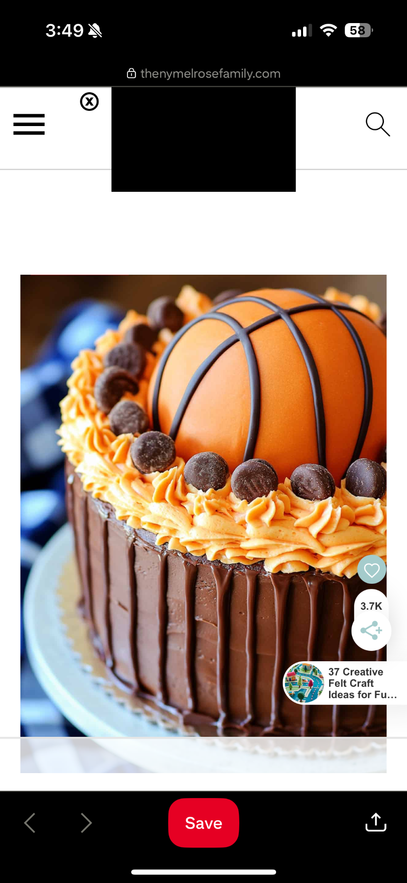 Basketball cake designs